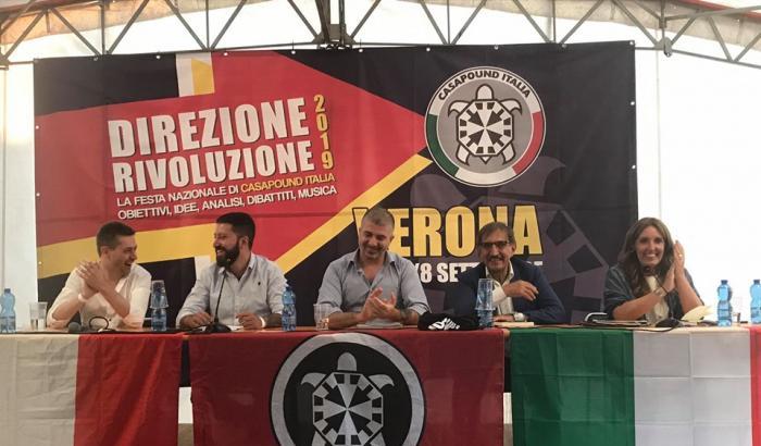 La Russa insieme ai vertici di Casapound