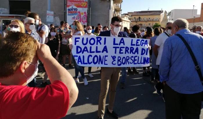 00056E0D-salvini-in-sicilia Contestazioni contro Salvini in Sicilia
