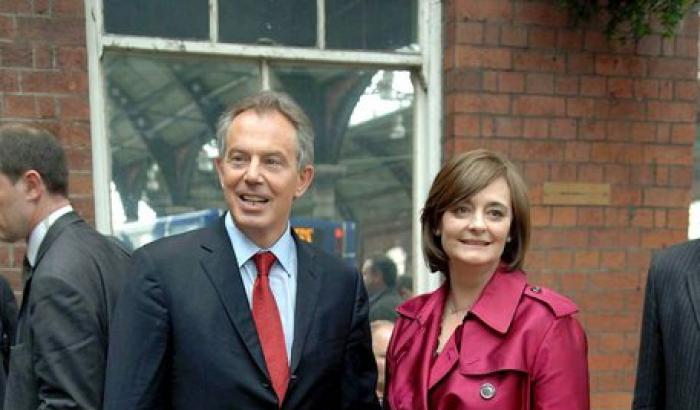 Blair e la moglie