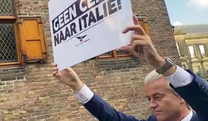 "Non un centesimo all'Italia": l'amico di Salvini Wilders spiega bene l'abc dei sovranisti