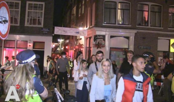 Alcune strade chiuse nel centro Amsterdam
