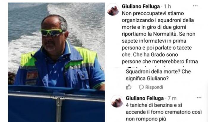 Rivolta dei migranti, furia razzista del capo della Protezione Civile di Grado: "Taniche di benzina e squadroni della morte"