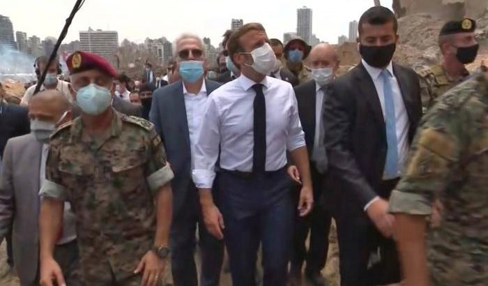 Macron a Beirut
