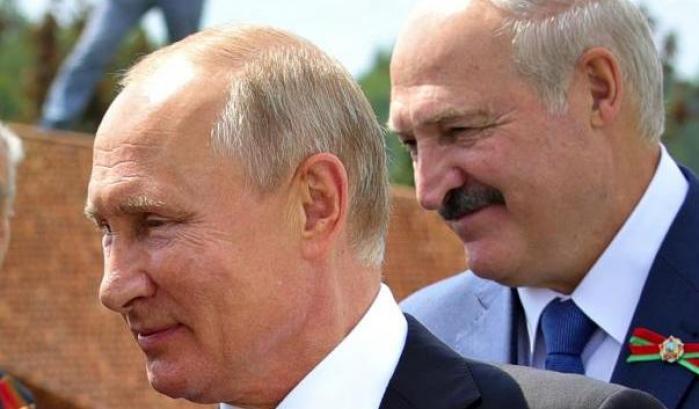 000578F2-alexander-lukashenko-e-vladimir-putin Alexander Lukashenko e Vladimir Putin
