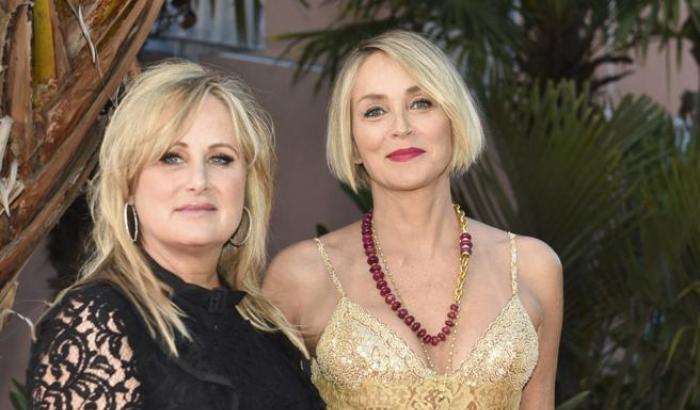 Sharon Stone e la sorella