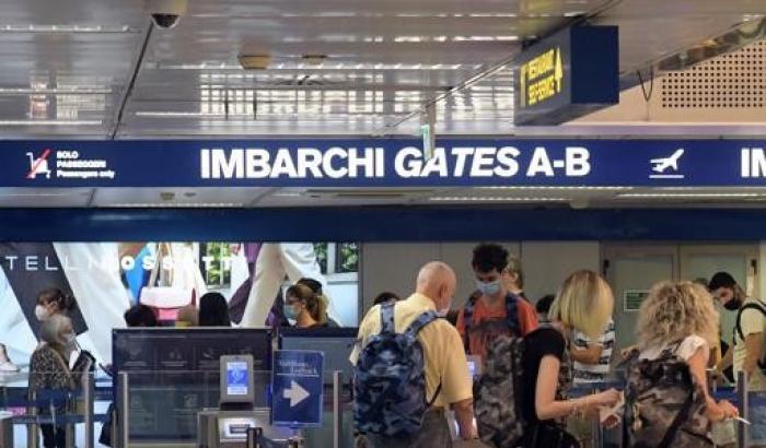 Tamponi all'imbarco