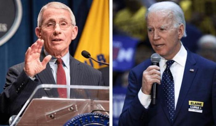 Fauci e Biden