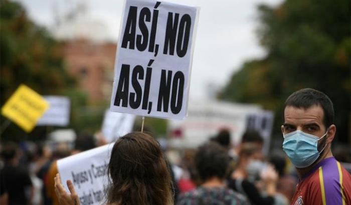 00057F8E-proteste-contro-il-lockdown-a-madrid Proteste contro il lockdown a Madrid