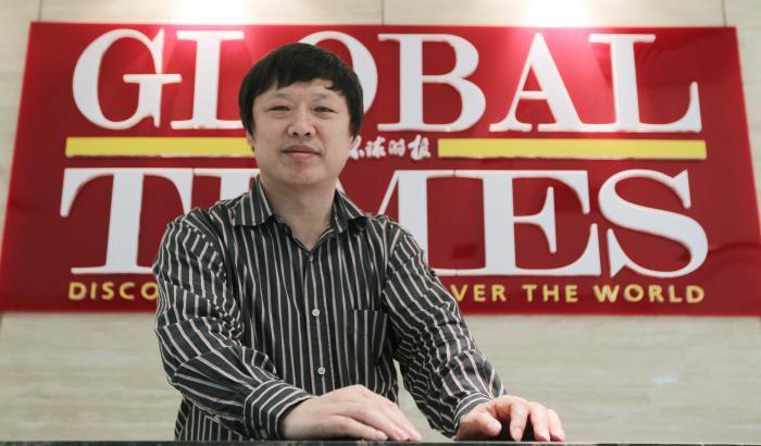 Hu Xijin, direttore del quotidiano in lingua inglese del partito comunista cinese Global Times