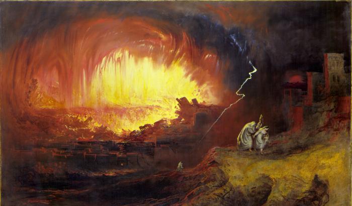 Sodoma e Gomorra, dipinto di John Martin