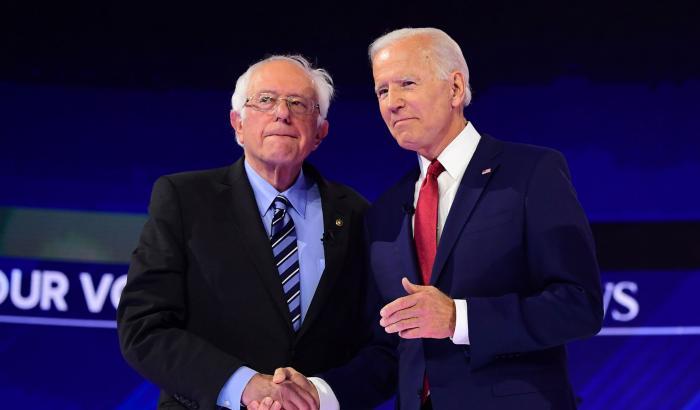 Bernie Sanders e Joe Biden