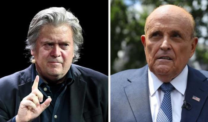 Steve Bannon e Rudy Giuliani