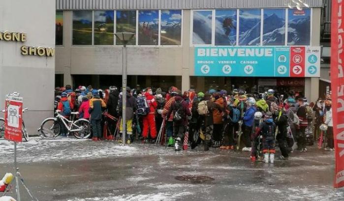 La stazione sciistica di Verbier, nel Canton Vallese, in Svizzera
