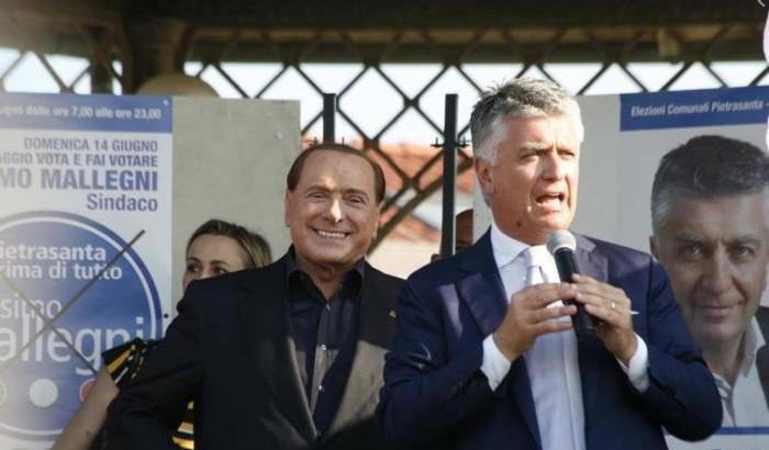 Berlusconi e Massimo Mallegni