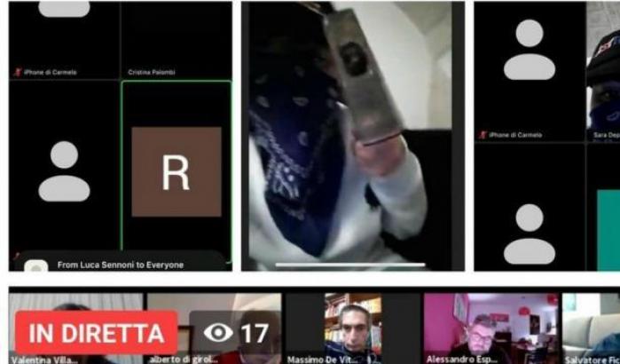 L'irruzione informatica dei fascisti durante una riunione online
