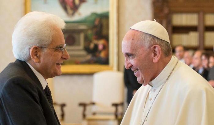 0005939C-papa-francesco-e-il-presidente-della-repubblica-mattarella Papa Francesco e il presidente della Repubblica Mattarella