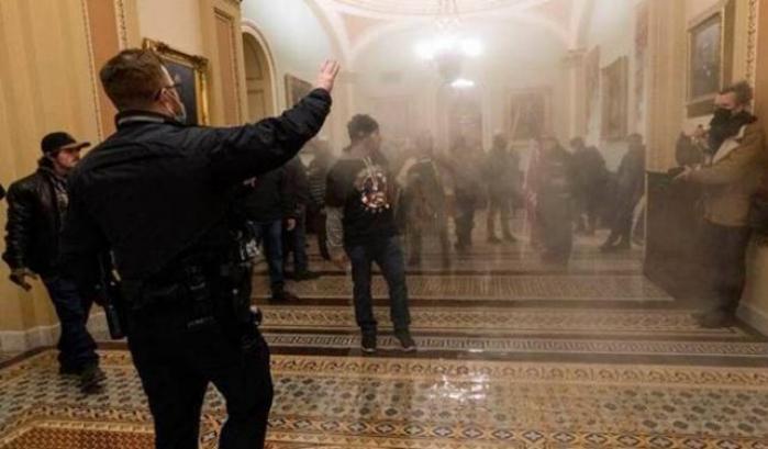 Irruziuone dei fascisti trumpiani a Capitol Hill