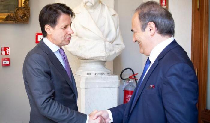 Giuseppe Conte e Ricardo Merlo