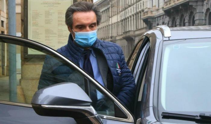 Il presidente della regione Lombardia Attilio Fontana