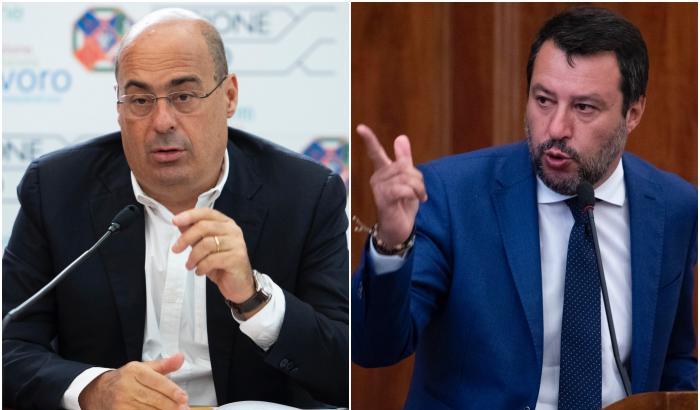00059D6F-salvini-e-zingaretti Salvini e Zingaretti