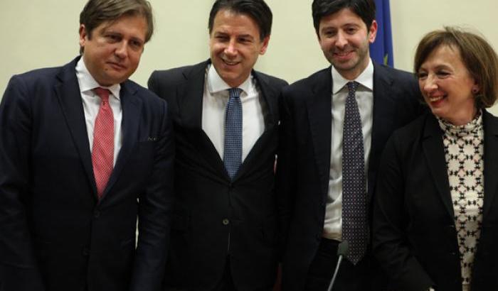 Sileri, Conte, Speranza e Zampa