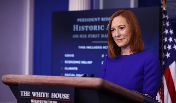 0005A04C-la-portavoce-della-casa-bianca-jen-psaki La portavoce della Casa Bianca Jen Psaki
