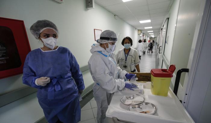 Reparto Covid in ospedale