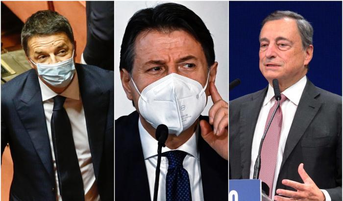 Draghi, Conte e Renzi