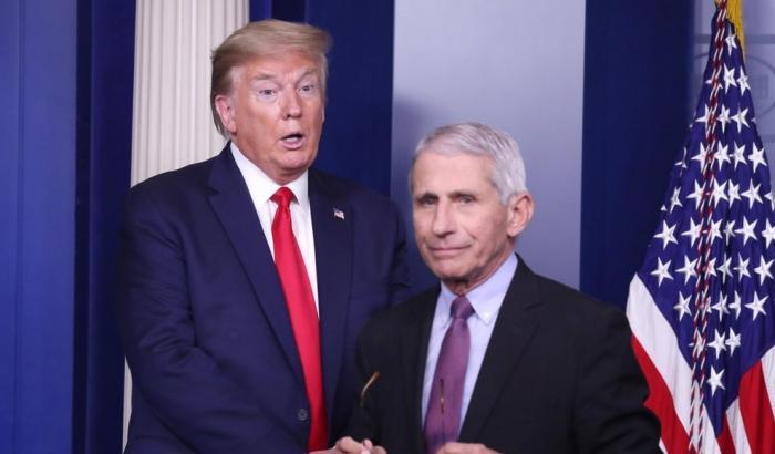 Donald Trump e Anthony Fauci