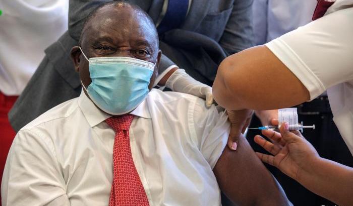 Il presidente sudafricano Cyril Ramaphosa