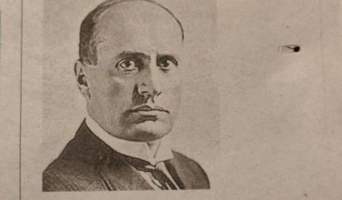 Necrologio di Mussolini del Giornale di Vicenza