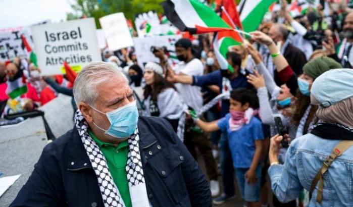 Proteste contro Biden a Dearborn, Michigan