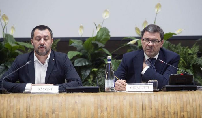 0005B421-salvini-e-giorgetti Salvini e Giorgetti