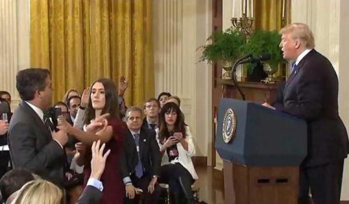 Lite Trump giornalisti