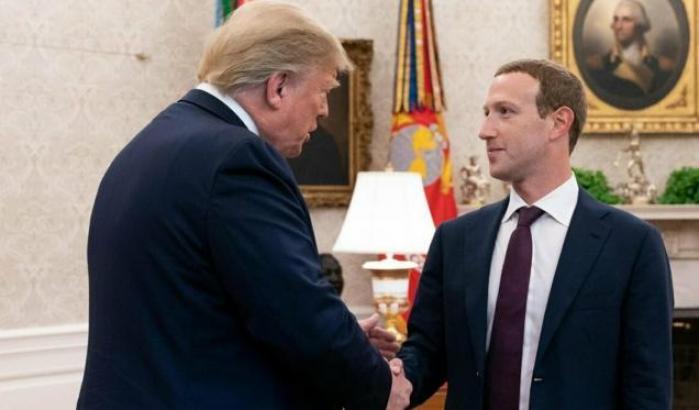 Trump incontra il creatore di Facebook Mark Zuckerberg