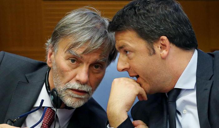 Renzi e Delrio nel 2017