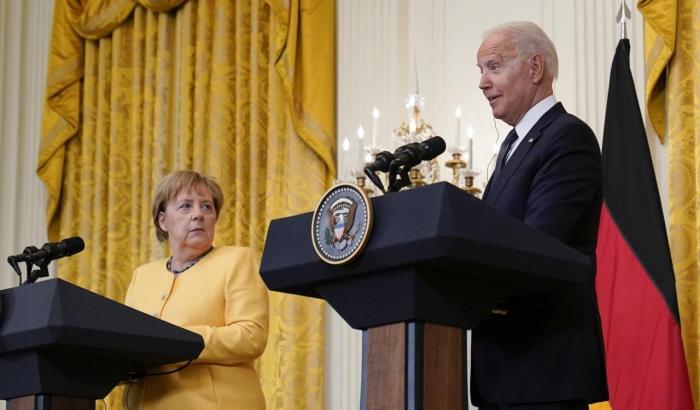 Angela Merkel e Joe Biden