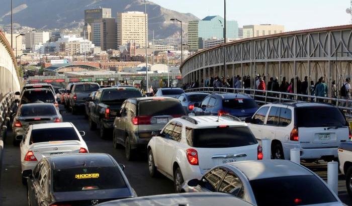 La frontiera tra Stati Uniti e Messico