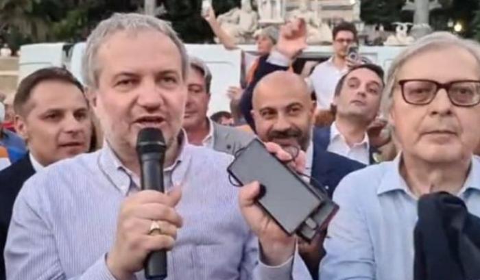 Borghi, Sgarbi e Paragone