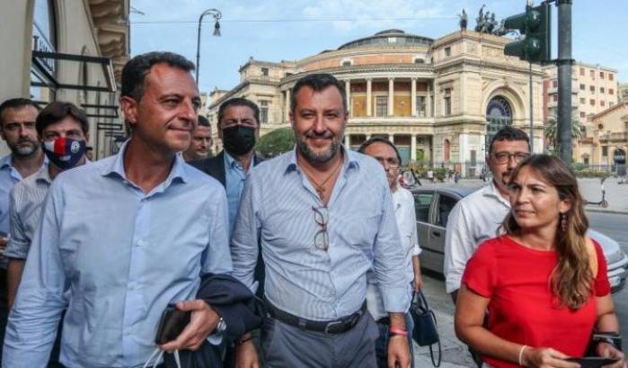 Matteo Salvini in Sicilia