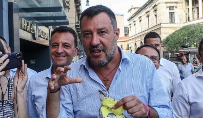 Matteo Salvini in Sicilia