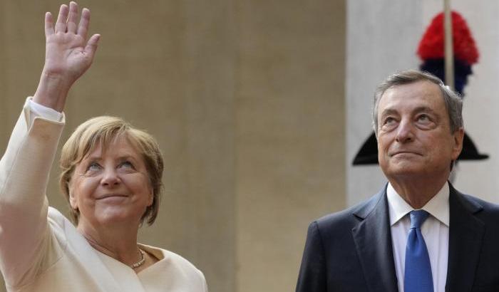 Draghi e Merkel