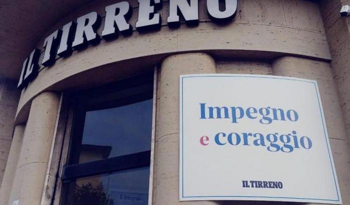 Minacce fascio-negazioniste contro il "Tirreno": aveva raccontato l'assalto alla Cgil