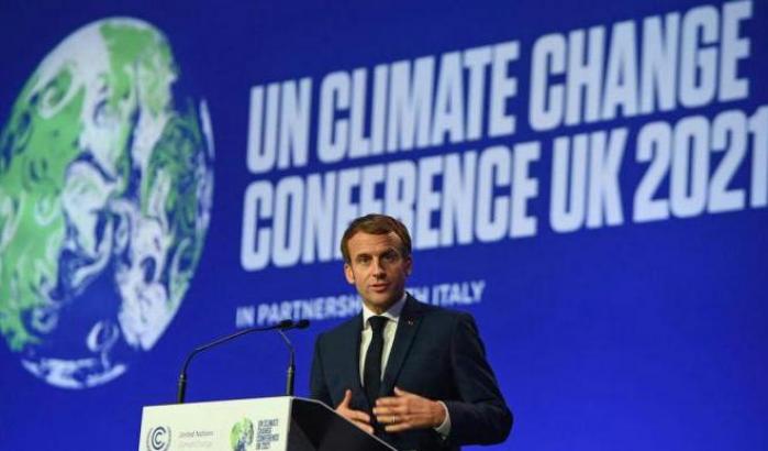 Emmanuel Macron alla CoP26