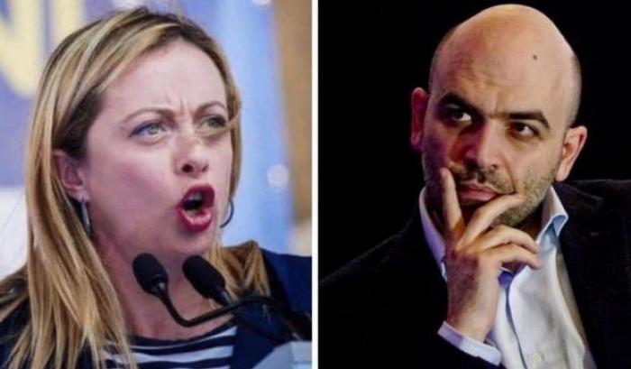 Aveva chiamato Giorgia Meloni 'bastarda', Roberto Saviano rinviato a giudizio
