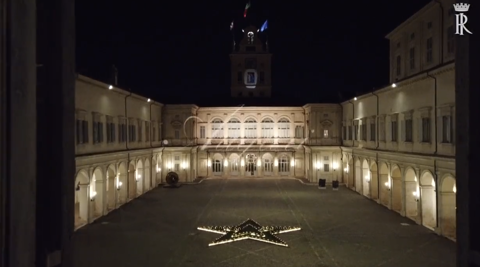 Il drone vola sul Quirinale: un video di auguri dalla presidenza della Repubblica
