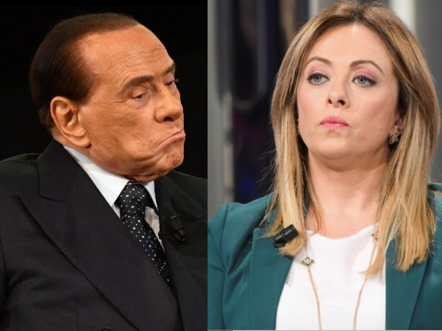 Rissa a destra: Berlusconi arrabbiato vuole chiudere a Meloni le porte di Mediaset