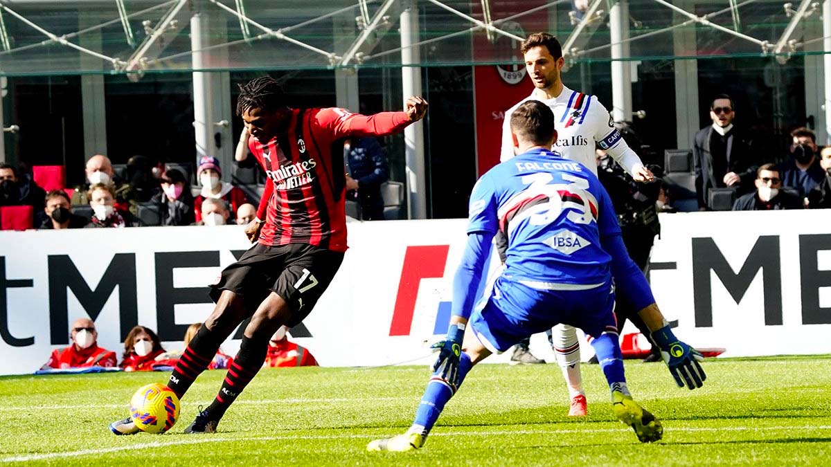 Senza titolo-1 Il Milan batte la Sampdoria ed è primo in classifica, decide Leao