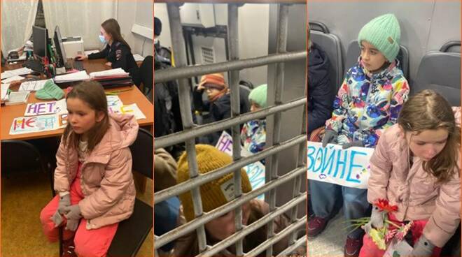 bambini-arrestati-russia Russia, bambini arrestati per aver manifestato contro la guerra in Ucraina