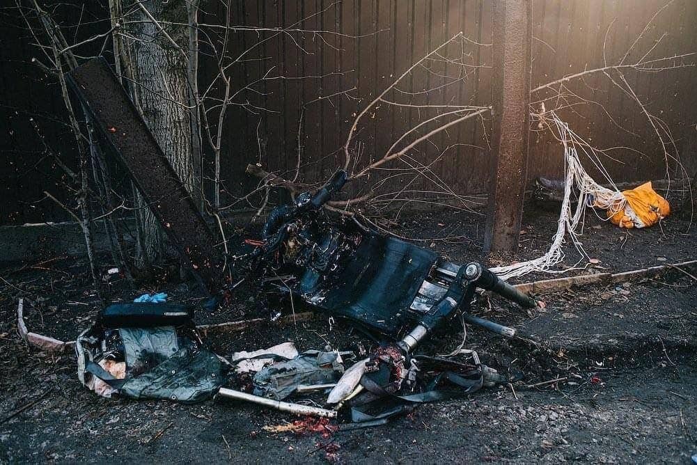 Ucraina, un caccia russo abbattuto si è schiantato su un palazzo di Kiev